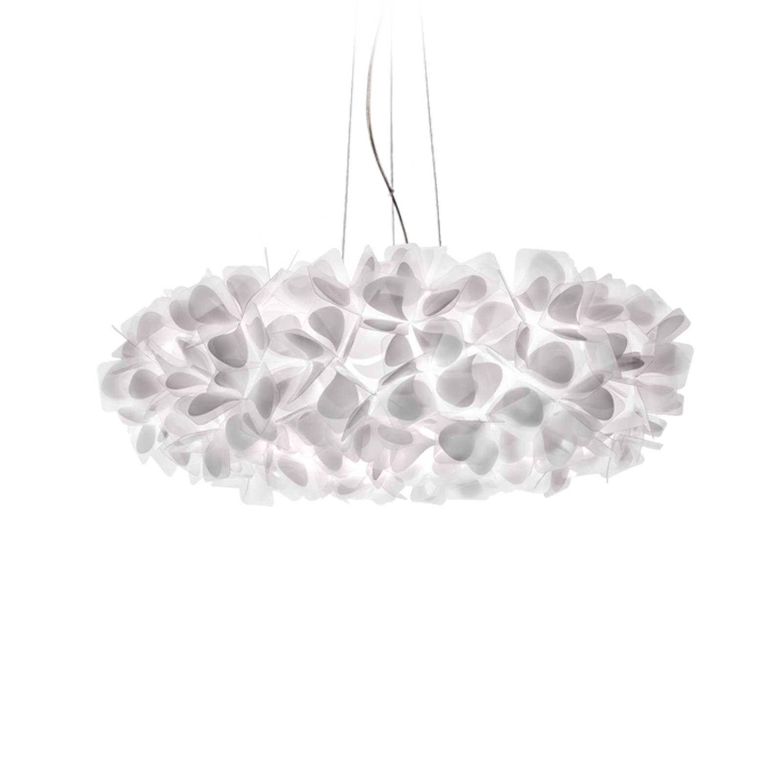 Slamp Clizia Mama Non Mama Pendel Ø78cm weiß/klar von Slamp