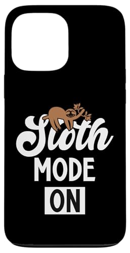 Hülle für iPhone 13 Pro Max Lustiges Faultier-Design für Männer und Frauen, Faultier-Liebhaber von Sloth Gift Lazy Shirts Men Women Kids