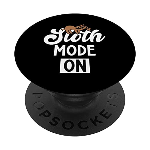 Lustiges Faultier-Design für Männer und Frauen, Faultier-Liebhaber PopSockets Klebender PopGrip von Sloth Gift Lazy Shirts Men Women Kids