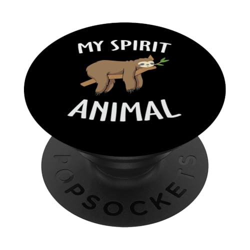 Lustiges Faultier-Design für Männer und Frauen, Faultier-Liebhaber PopSockets Klebender PopGrip von Sloth Gift Lazy Shirts Men Women Kids