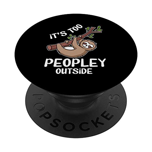 Lustiges Faultier-Design für Männer und Frauen, Faultier-Liebhaber PopSockets Klebender PopGrip von Sloth Gift Lazy Shirts Men Women Kids