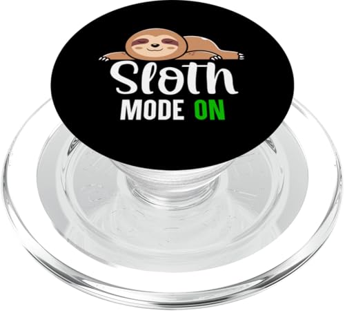 Lustiges Faultier-Design für Männer und Frauen, Faultier-Liebhaber PopSockets PopGrip für MagSafe von Sloth Gift Lazy Shirts Men Women Kids