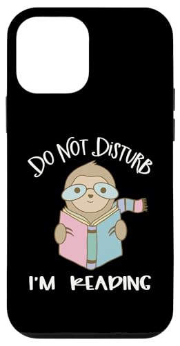 Hülle für iPhone 12 mini Faultier Lesebuch Nerd Lesebrille Bibliothekar Frauen von Sloth Reading Book Bookish Book Lover Designs