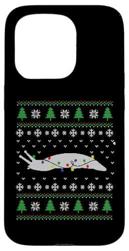 Hülle für iPhone 15 Pro Schnecken-Weihnachtspullover, Schnecken-Weihnachtsbeleuchtung, Dummes Weihnachten von Slug Christmas outfit