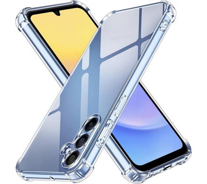 SmartUP Smartphone-Hülle Hülle für Samsung Galaxy A15 5G Silikon Schutzhülle Handyhülle Case von SmartUP