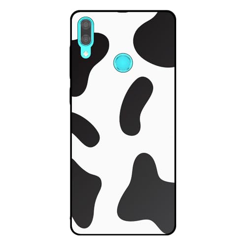 Hülle passend für Smartphonica Handyhülle Geeignet für Huawei Y7 (2019) mit Kuhflecken Druck - TPU Backcover Case With Cow Patches Design von Smartphonica