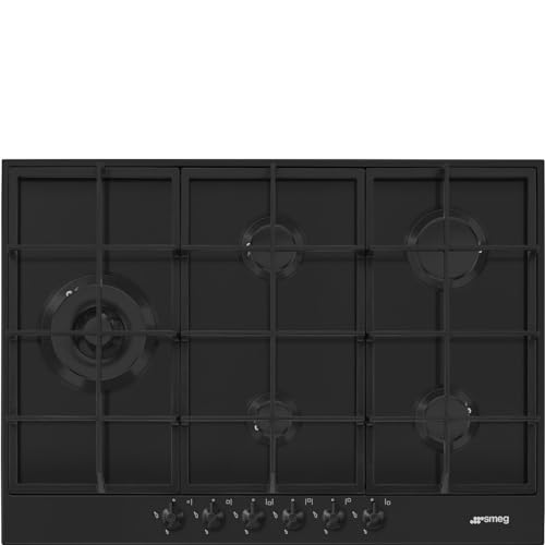 SMEG PX375LMB, CLASSICA-Gaskochfeld, Black mat von Smeg