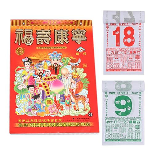 Smileshiney Chinesischer täglicher Abreißkalender 2025,2025 Jahr der Schlangenkalender,Schlangenjahr täglicher traditioneller Mondkalender | Chinesischer Mondkalender, chinesischer jährlicher von Smileshiney