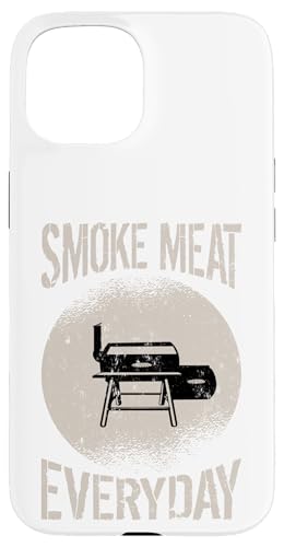 Grill Grillmeister Smoker Smoken Räuchern Grillen Hülle für iPhone 15 von Smoke Meat Smoken