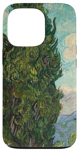 Hülle für iPhone 13 Pro Van Gogh Zypressen Berühmte Kunst von Smooth HQ