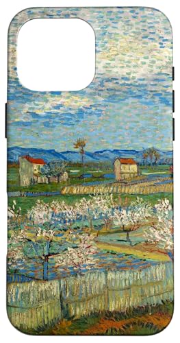 Hülle für iPhone 16 Pro Max Berühmte schöne Kunst "Pfirsichbäume in Blüte" von Vincent van Gogh von Smooth HQ