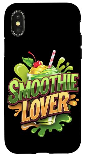 Hülle für iPhone X/XS Smoothie Lover Bunte Getränkeliebhaber von Smoothies Healthy People Boys Girls Men Women Tees