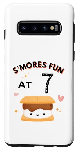 Hülle für Galaxy S10 Smores Fun Camping Geburtstag 7 Jahre alt Camper 7. B-Tag von Smores Camping Birthday Co