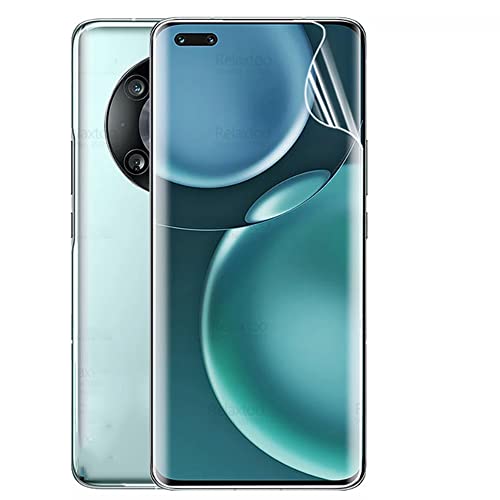 Snailcanfly Hydrogel Film 2 Stk für Honor Magic4 Pro 5G 6.81" / Honor Magic 4 Hochempfindliche Schutzfolie Flexible Transparente TPU-Displayschutzfolien Explosionsgeschützt KEIN gehärtetes Glas von Snailcanfly