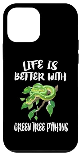 Hülle für iPhone 12 mini Das Leben ist besser mit Green Tree Pythons Snake von Snake Pets