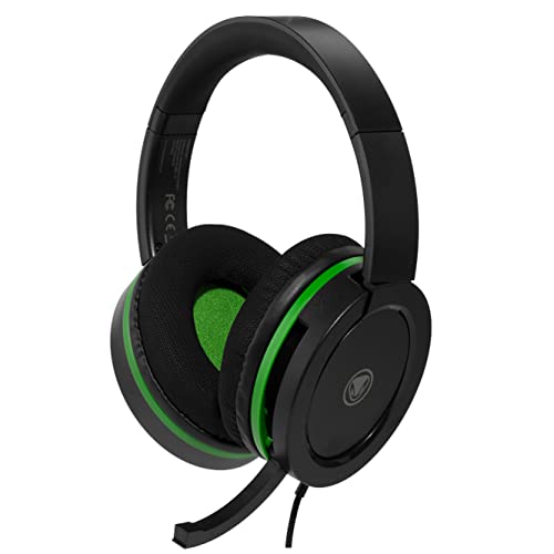 snakebyte Xbox One HEADSET X PRO - Stereo Gaming Headset mit Mikrofon für die XBOX One / XBOX One X, 3,5mm Audio Stecker, kompatibel mit PC, PS4, VOIP, Telefonkonferenzen, VideoCall, Skype, Zoom, uvm von Snakebyte