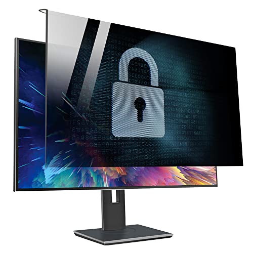 Computer-Monitor zum Aufhängen, Anti-Blaulicht-Sichtschutzfolie, kratzfestes Acrylmaterial, 43,2-81,3 cm, für Büro, Schule, 612 x 356 mm von SnamicE