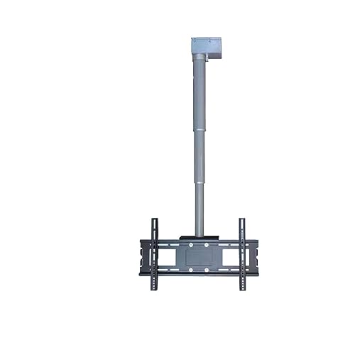 Elektrischer TV-Aufzug – Decken-TV-Halterung – TV-Wandhalterung, motorisierte Erhöhung mit Fernbedienung, motorisierte Deckenhalterung, 90° hochklappbar, passend für 66–178 cm (26–70 Zoll) von SnamicE