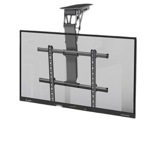 Motorisierte Decken-TV-Halterung, passend für 81,3 - 178,8 cm (32 - 70 Zoll) große TV-Ständer, versteckter ausziehbarer TV-Heber, elektrischer Teleskop-TV-Heber mit automatischem Anheben, 0–85 ° von SnamicE