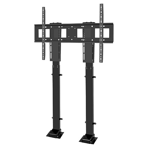 Motorisierte TV-Halterung für 55-120 Zoll Fernseher, Teleskop-elektrischer TV-Aufzug mit automatischem Anheben, höhenverstellbarer TV-Ständer und Wandhalterung, TV-motorisierter Lift mit Fernbedienung von SnamicE