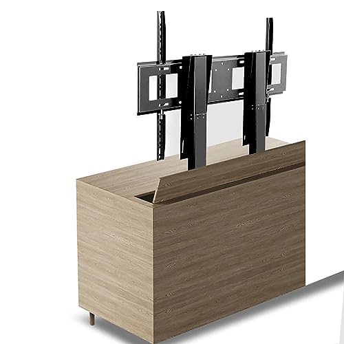 Motorisierter TV-Heber, verstellbare TV-Halterung, TV-Hebemechanismus mit Fernbedienung, Dual-Motor-Hubhub 150 cm, für 139,7 cm - 304,8 cm Fernseher bis 130 kg von SnamicE