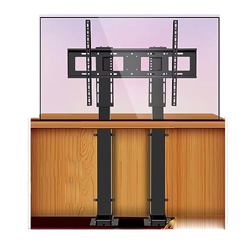 Verstellbare TV-Halterung – motorisierte TV-Hebebühne, TV-Hebemechanismus mit Fernbedienung, Dual-Motor-Hubhub 150 cm, für 139,7 cm - 304,8 cm Fernseher bis 130 kg von SnamicE