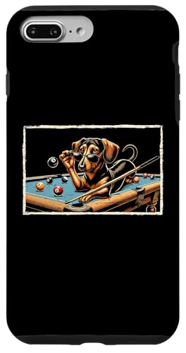 Dackel Billard Queue Pool Snooker Hülle für iPhone 7 Plus/8 Plus von Snooker Billiard Cue Sporty Design For Ball Player