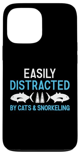 Hülle für iPhone 13 Pro Max Schnorchel lässt sich leicht von Katzen ablenken und schnorcheln von Snorkeling Hobby Present Snorkeler Apparel