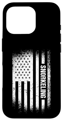 Hülle für iPhone 16 Pro Snorkeler US Flag Schnorcheln von Snorkeling Hobby Present Snorkeler Apparel