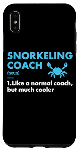 Hülle für iPhone XS Max Snorkeler Coach Definition Schnorcheln von Snorkeling Hobby Present Snorkeler Apparel