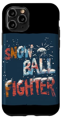 Hülle für iPhone 11 Pro Nettes Statement zum Schneeballkämpfer von Snowball Fight Outfit