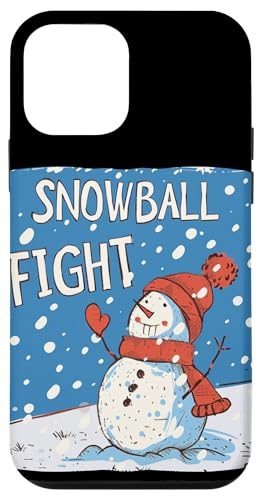 Hülle für iPhone 12 mini Lustiges Schneeballschlacht mit Schneemann-Kostüm von Snowball Fight Outfit