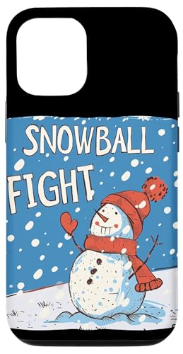 Hülle für iPhone 13 Pro Lustiges Schneeballschlacht mit Schneemann-Kostüm von Snowball Fight Outfit