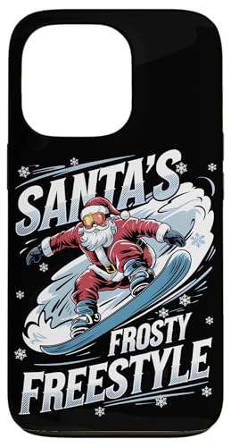 Hülle für iPhone 13 Pro Weihnachten Snowboarder Santa Snowboarder Santas Freestyle von Snowboard Lover Xmas Vacation Kids Men Women Tees