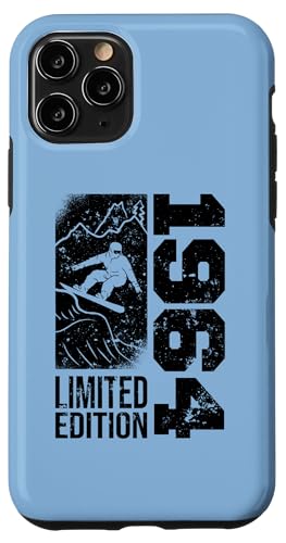 Hülle für iPhone 11 Pro Snowboarder Jahrgang 1964 Geburtstags Snowboarding Snowboard von Snowboard Zubehör Geschenke Shirts