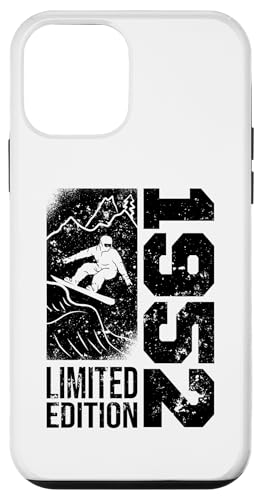 Hülle für iPhone 12 mini Snowboarder Jahrgang 1952 Geburtstags Snowboarding Snowboard von Snowboard Zubehör Geschenke Shirts