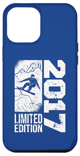 Hülle für iPhone 14 Pro Max Snowboarder Jahrgang 2017 Geburtstags Snowboarding Snowboard von Snowboard Zubehör Geschenke Shirts