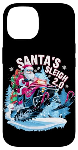 Hülle für iPhone 14 Santas Schlitten 2.0 Schneemobil Reiten Schneemobilfahren Weihnachten von Snowmobile Lover Winter Xmas Kids Men Women Tees