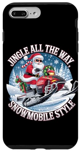 Hülle für iPhone 7 Plus/8 Plus Jingle All The Way Schneemobil Stil Schneemobilfahren Weihnachten von Snowmobile Lover Winter Xmas Kids Men Women Tees