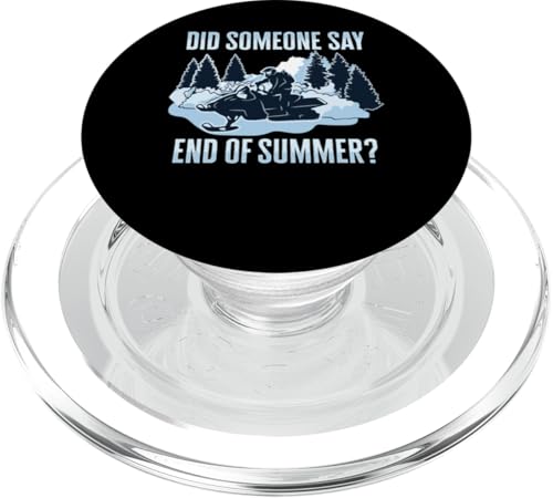 Hat jemand Ende des Sommers gesagt? Design PopSockets PopGrip für MagSafe von Snowmobile Motor Sled Design