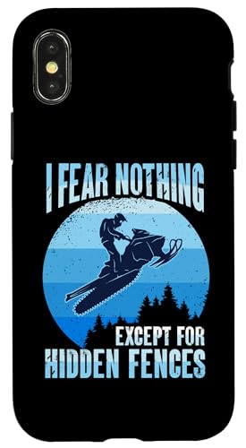 Hülle für iPhone X/XS Touring Schneemobil Meme Design für ein Trail Snowmobiler Girl von Snowmobile Motor Sled Design