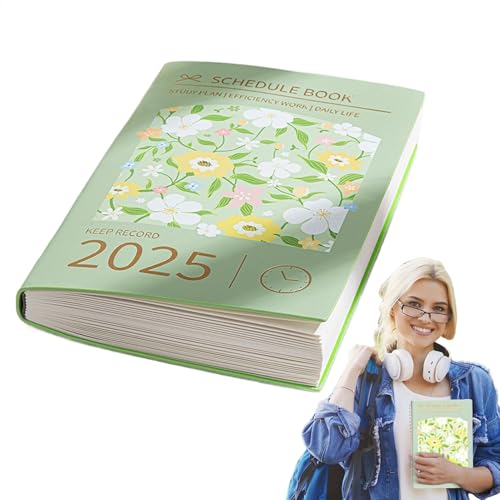 2025 Planer Wochenplaner Monatsplaner 2025, Tagesplaner Notizbuch, Planer Meeting Notizbuch, 2025 Planer Wochen- und Monatsplaner Tagesnotizplaner mit Maldesign für Familie und Freunde von Snsengg