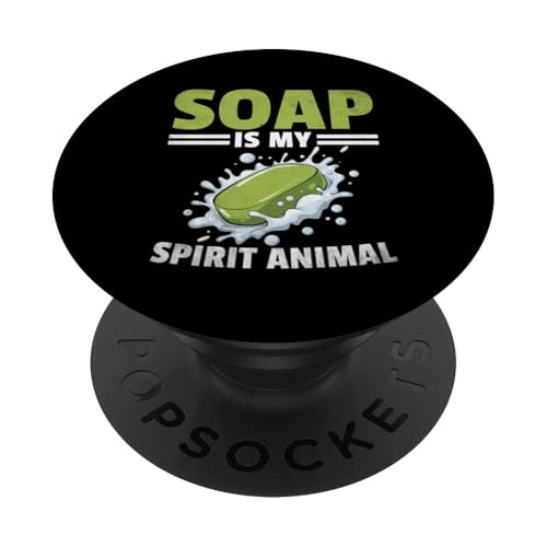 Seife ist mein Geist, Tierseifen herzustellen PopSockets Klebender PopGrip von Soap Making Soaps Lover Gifts