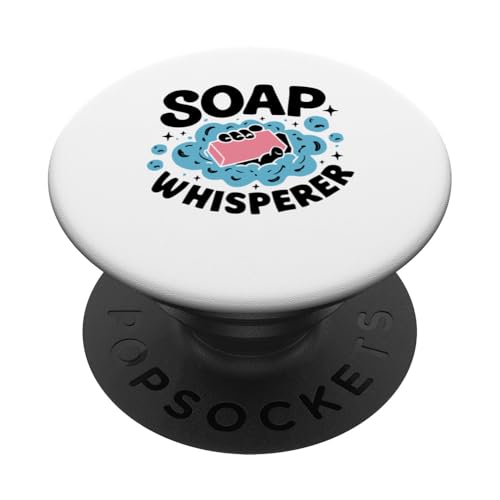 Seifenflüsterer Seifenherstellung Seifenherstellung PopSockets Klebender PopGrip von Soap Making Soaps Lover Gifts