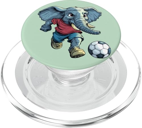 Fussball Elefanten PopSockets PopGrip für MagSafe von Soccer Animals