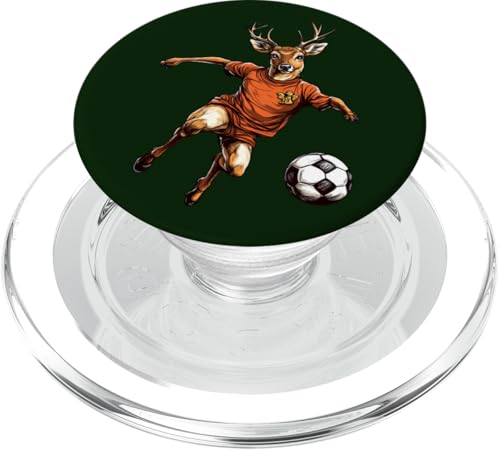 Hirsche Fussball PopSockets PopGrip für MagSafe von Soccer Animals