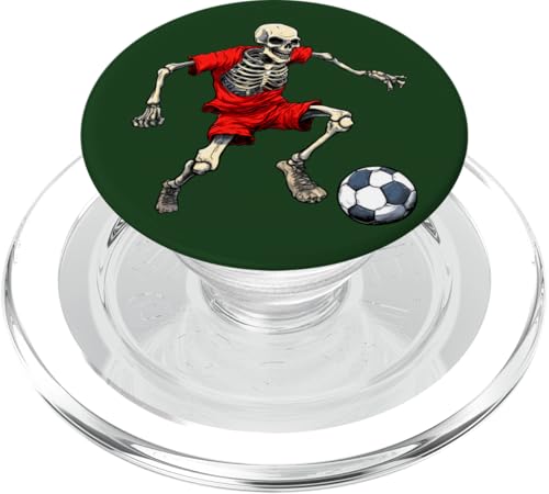 Skelett Fussballer (rot) PopSockets PopGrip für MagSafe von Soccer Animals