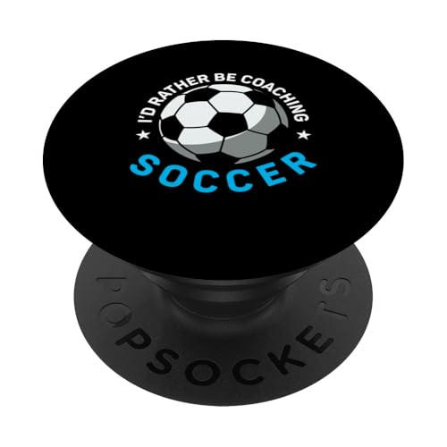 Fußballtraining Papa Coach Fußballtrainer PopSockets Klebender PopGrip von Soccer Coach Gifts For Men