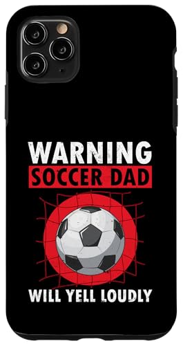 Hülle für iPhone 11 Pro Max Fußball Papa Vatertag von Soccer Dad Gift for Men