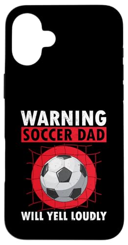 Hülle für iPhone 16 Plus Fußball Papa Vatertag von Soccer Dad Gift for Men